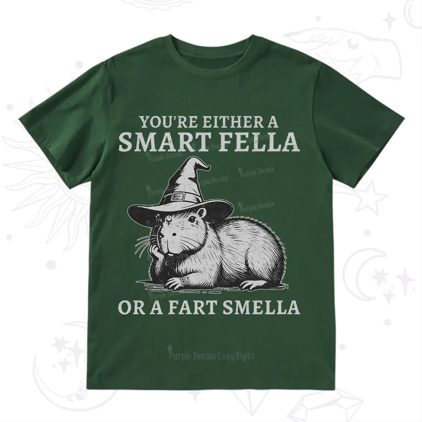 Purplehecate You're Either A Smart Fella or a Smart Fella T-Shirt