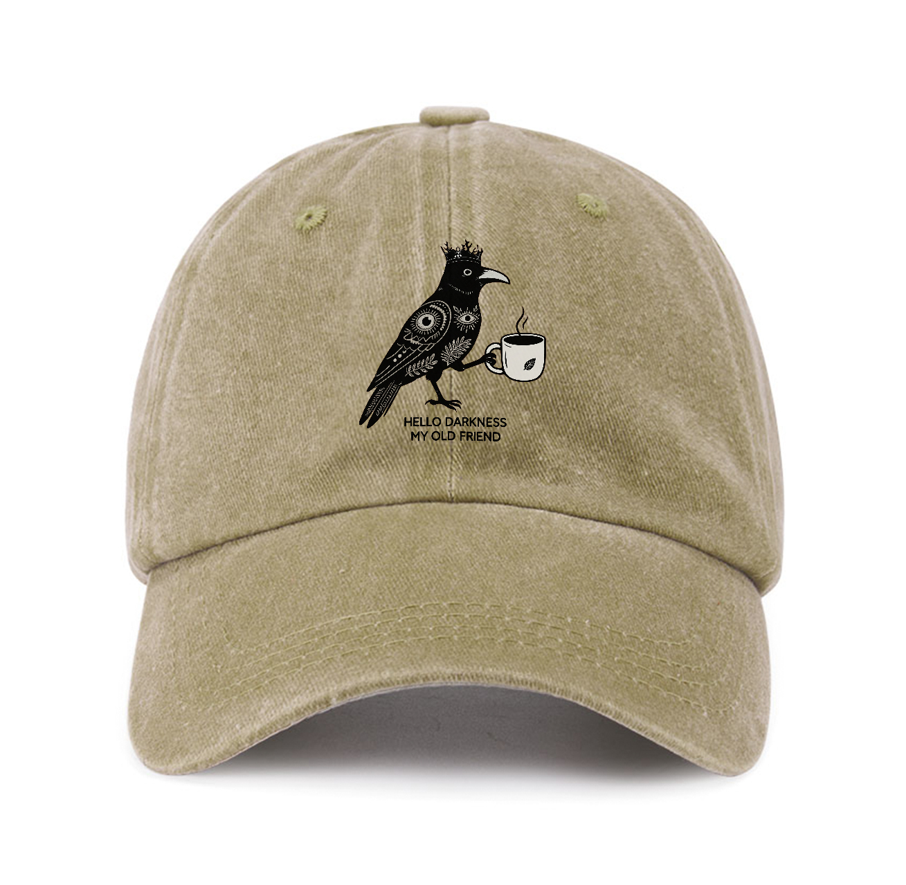 Purplehecate Hello Darkness My Old Friend Baseball Cap