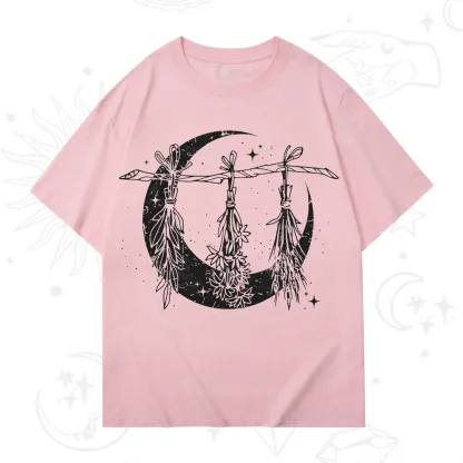 Purplehecate Witchy Moon Herbs T-Shirt