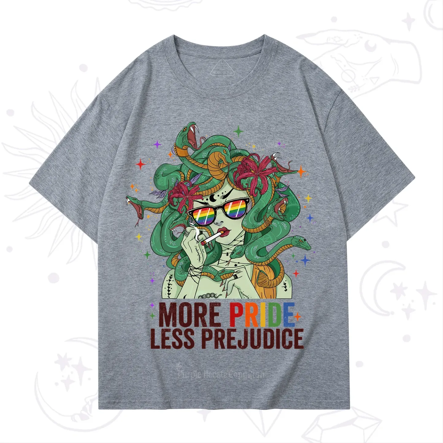 Purplehecate More Pride Less Prejudice Medusa T-Shirt