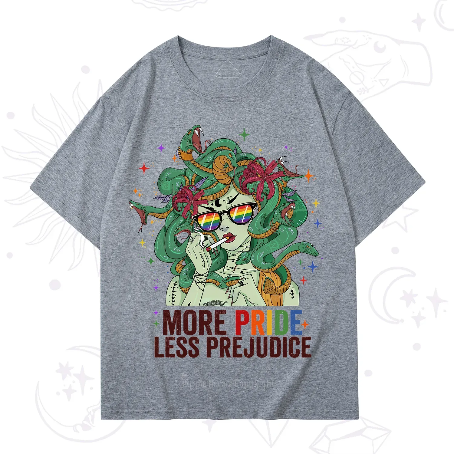Purplehecate More Pride Less Prejudice Medusa T-Shirt