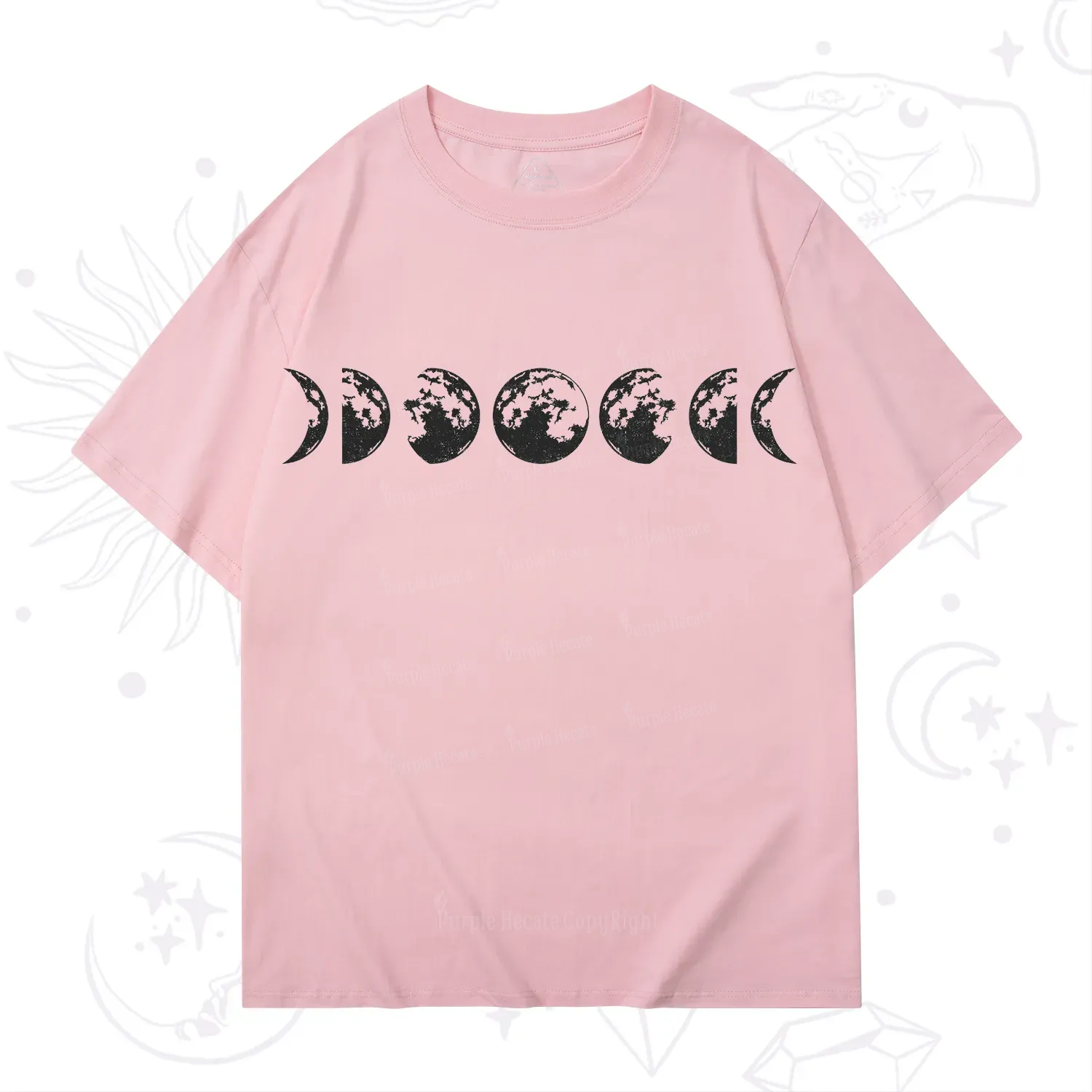 Purplehecate Moon Phases T-Shirt