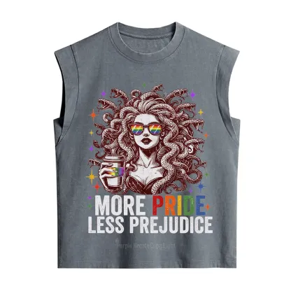 Purplehecate More Pride Less Prejudice Medusa Vintage Washed Tank