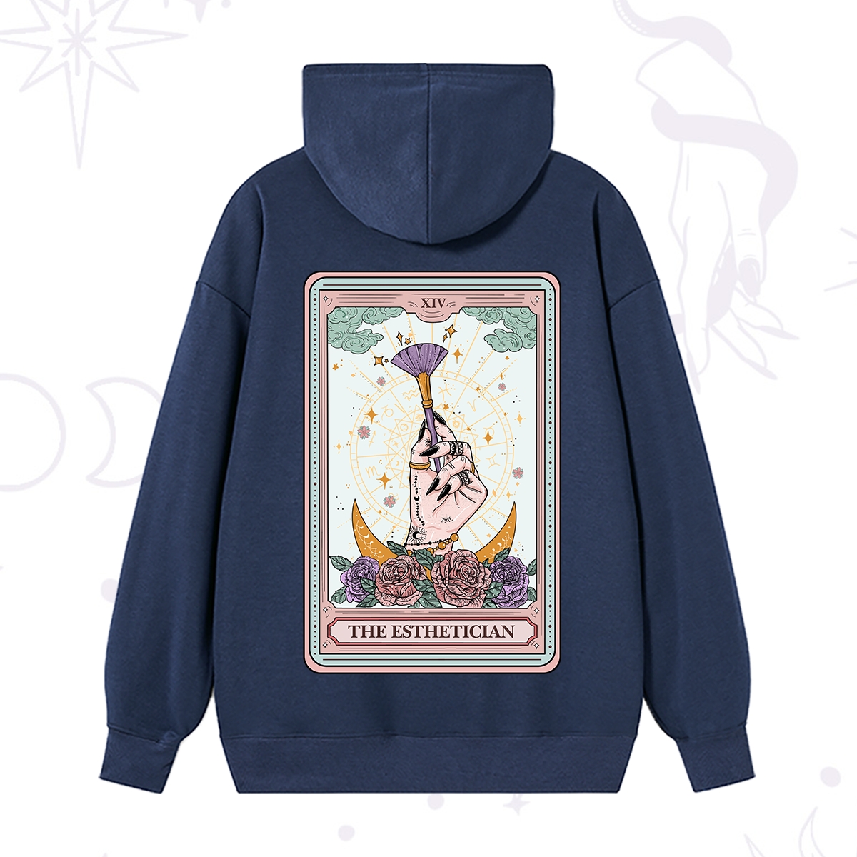 Purplehecate The Esthetician Tarot Card Hoodie