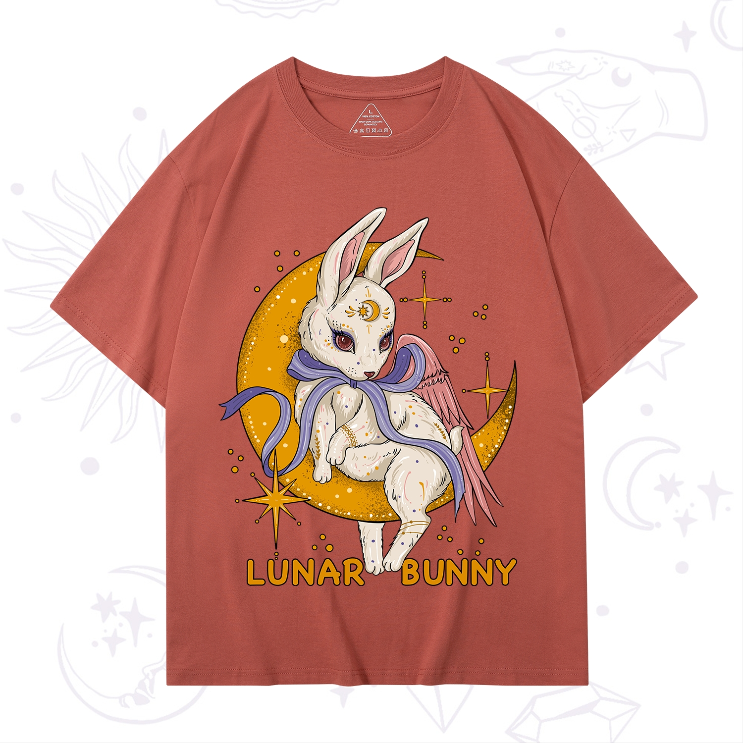 Purplehecate Lunar Bunny Easter T-Shirt