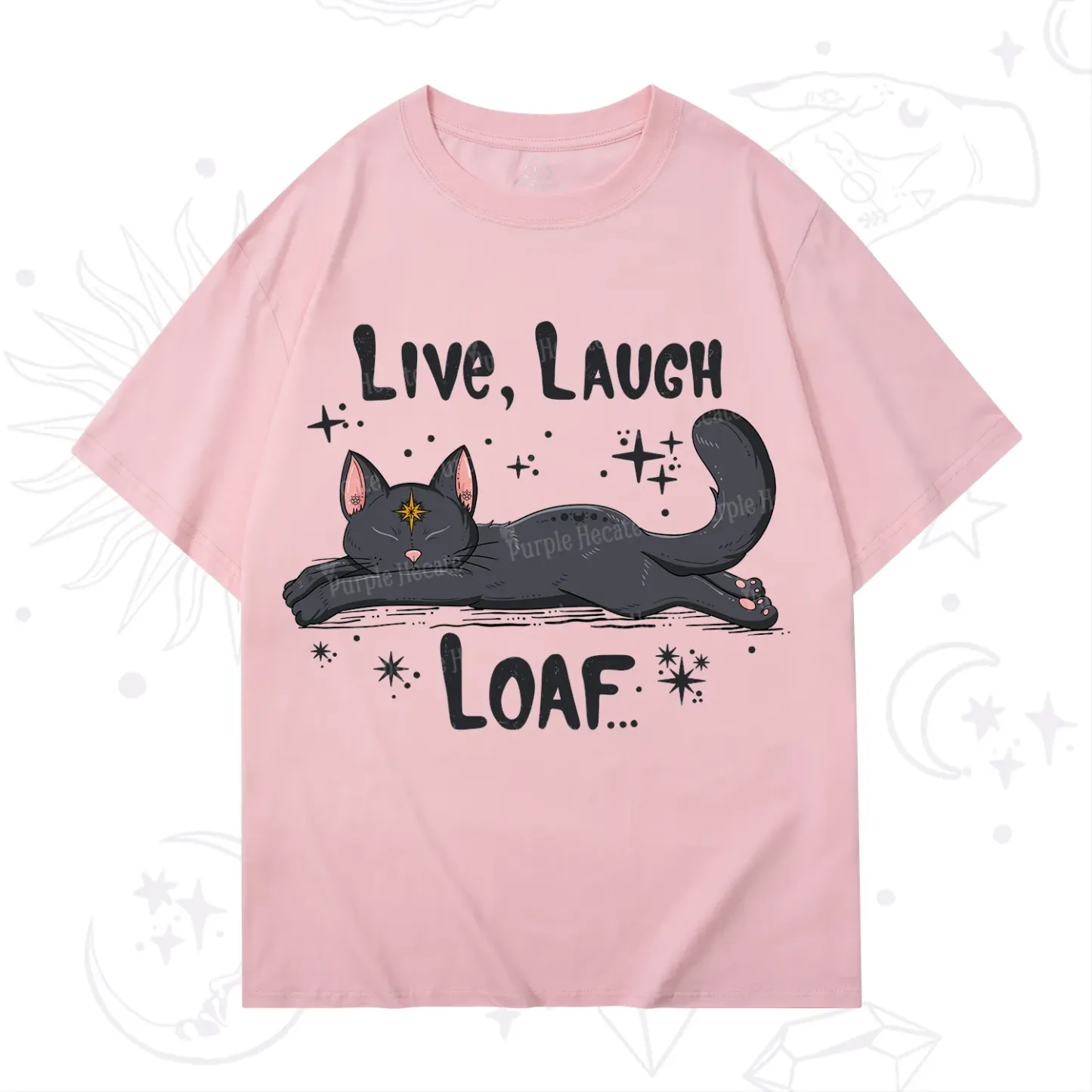 Purplehecate Live Laugh Loaf T-Shirt