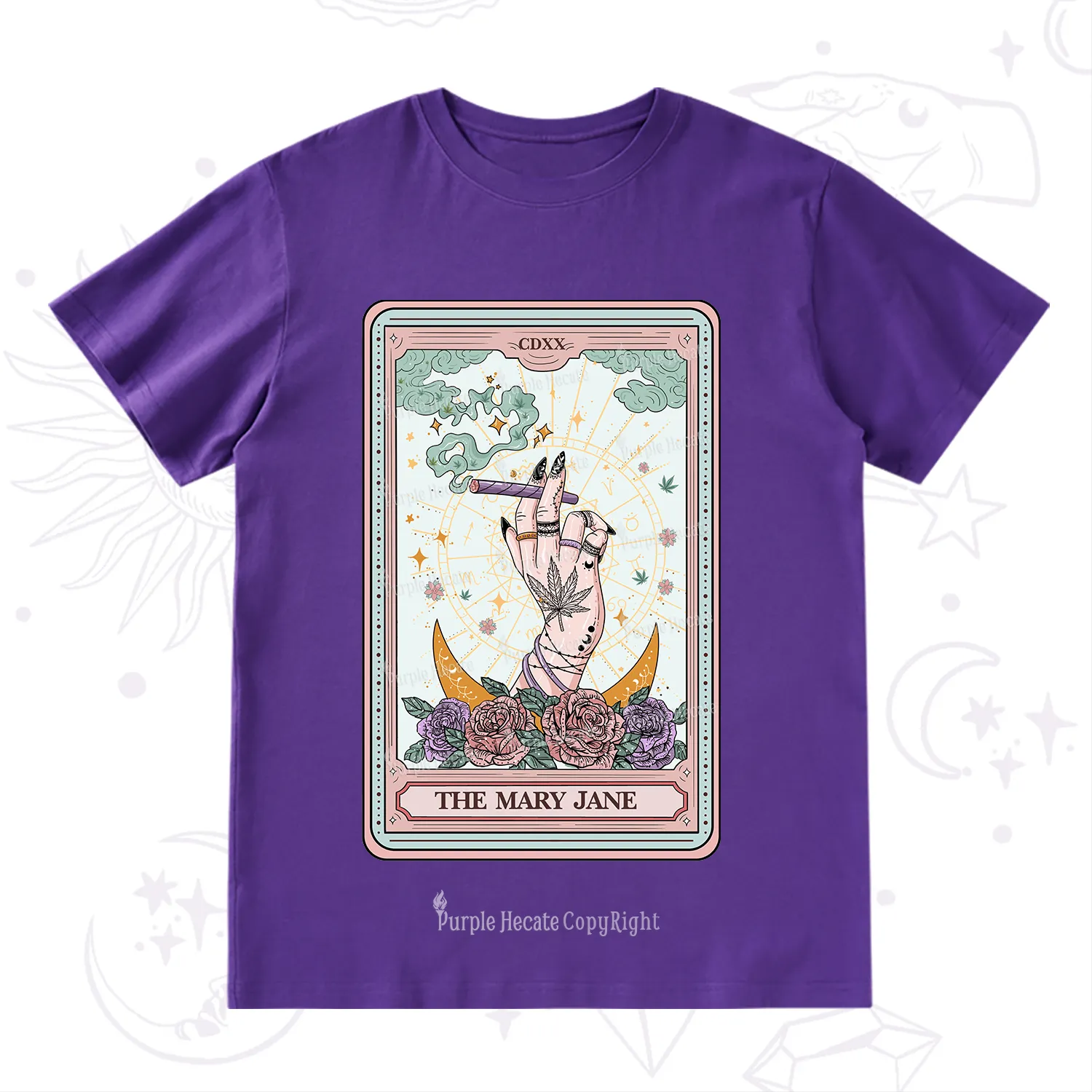 Purplehecate The Mary Jane Tarot T-Shirt