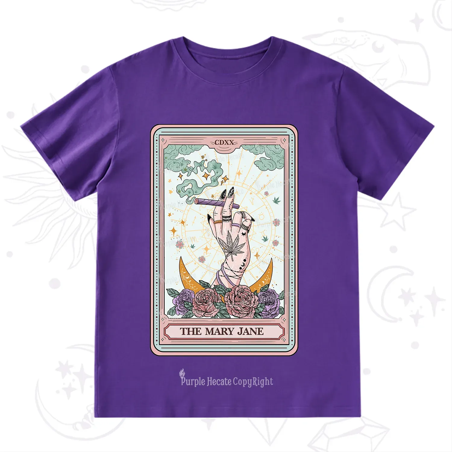 Purplehecate The Mary Jane Tarot T-Shirt