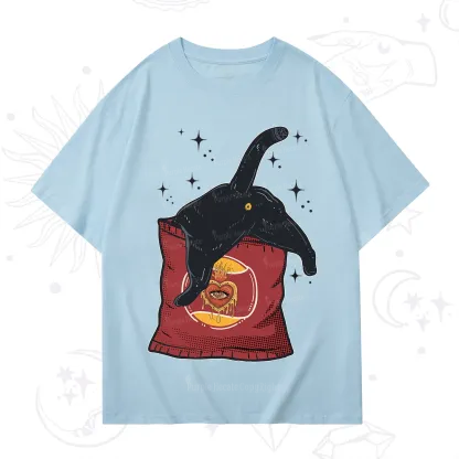 Purplehecate Curious Witch Cat T-Shirt