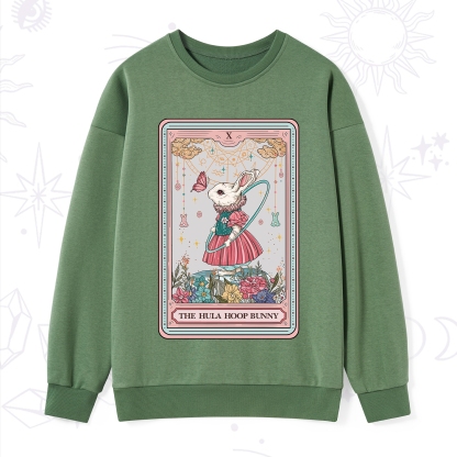 Purplehecate The Hula Hoop Bunny Tarot Sweatshirt