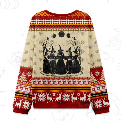 Purplehecate Support Your Local Coven Ugly Christmas Sweatshirts