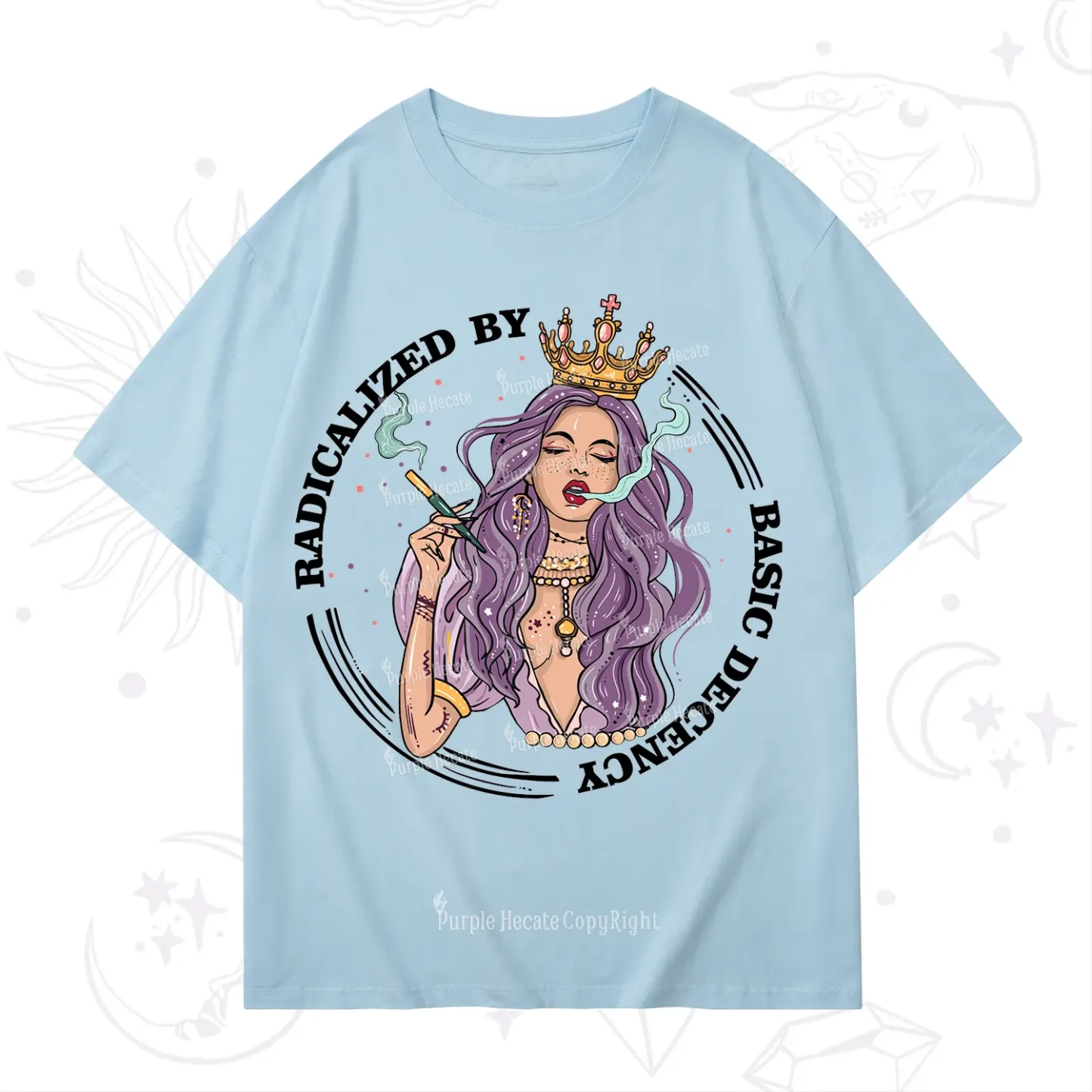 Purplehecate Radicalized By Basic Decency T-Shirt