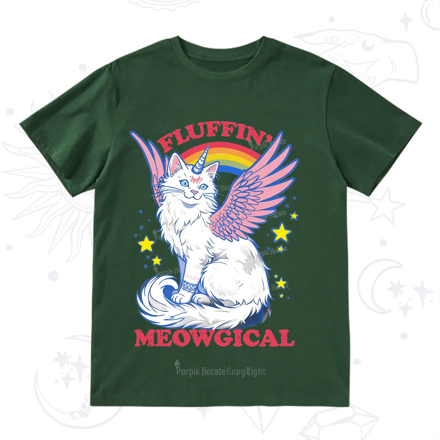 Purplehecate Fluffin Meowgical T-Shirt