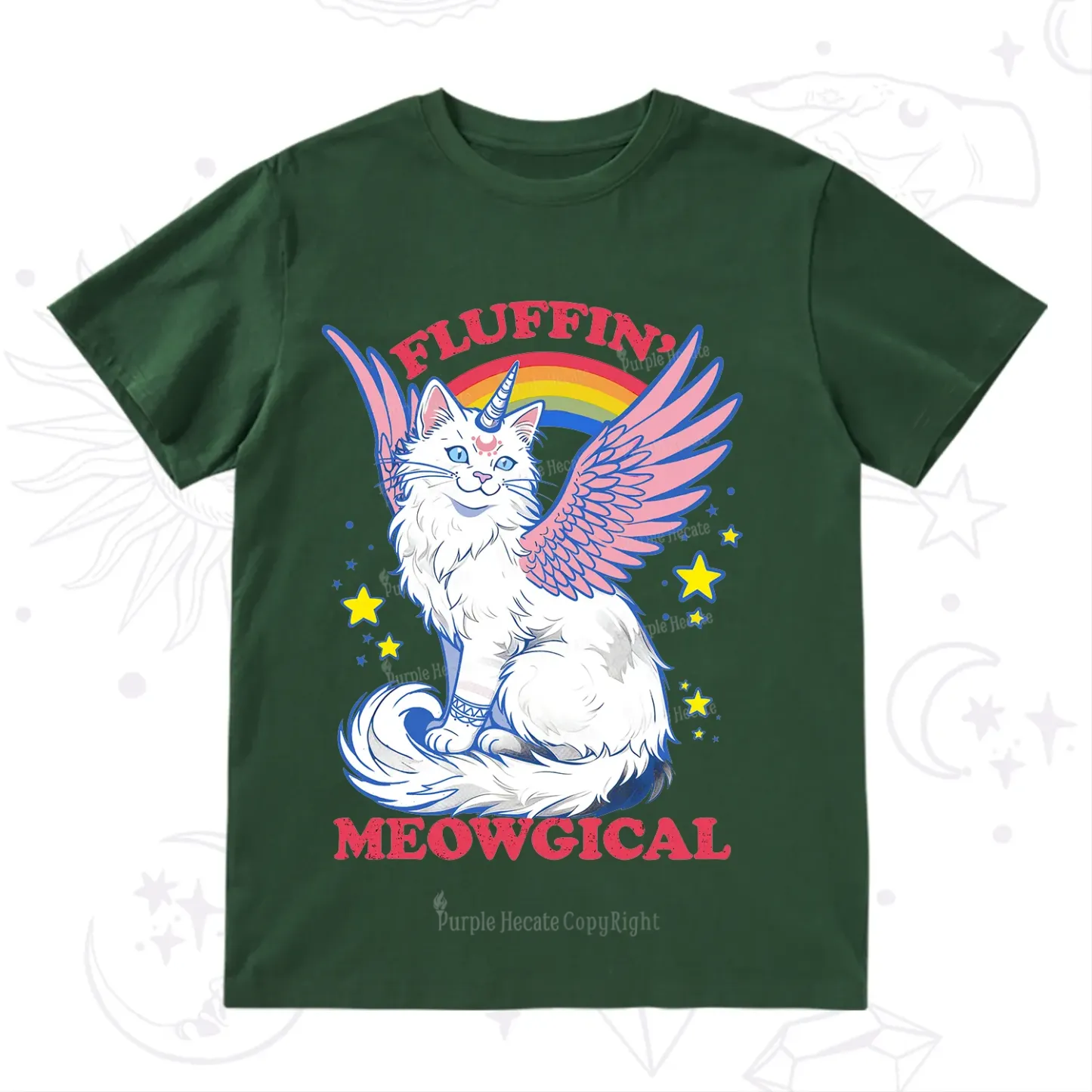 Purplehecate Fluffin Meowgical T-Shirt