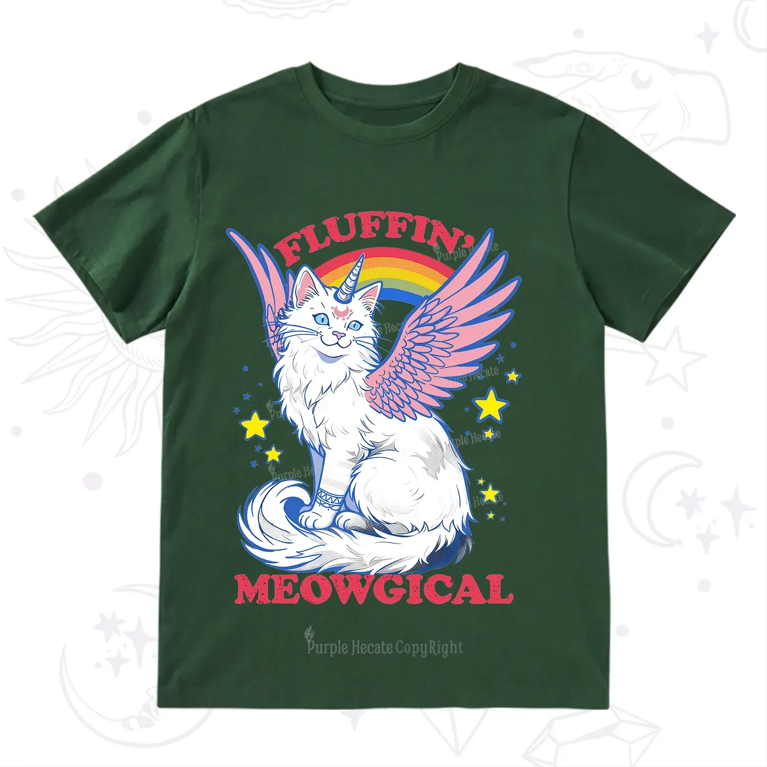 Purplehecate Fluffin Meowgical T-Shirt