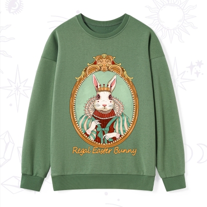 Purplehecate Regal Easter Bunny Sweatshirt