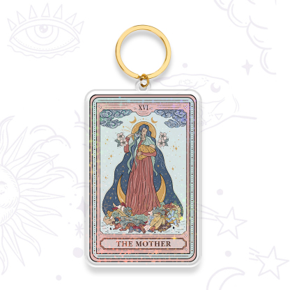 Purplehecate The Mother Tarot Keychain