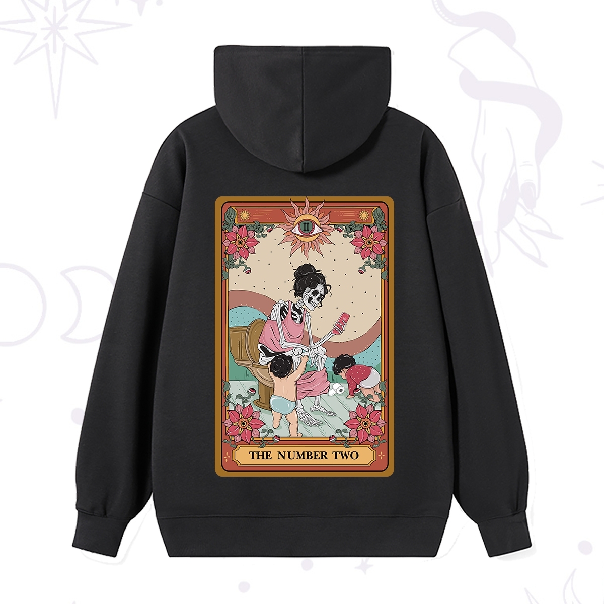 Purplehecate The Number Two Tarot Hoodie