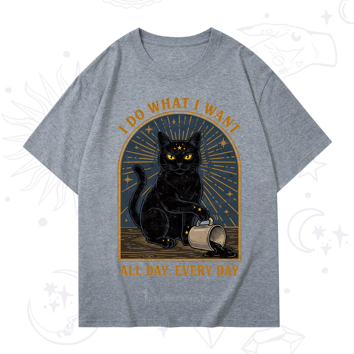 Purplehecate I Do What I What All Day T-Shirt