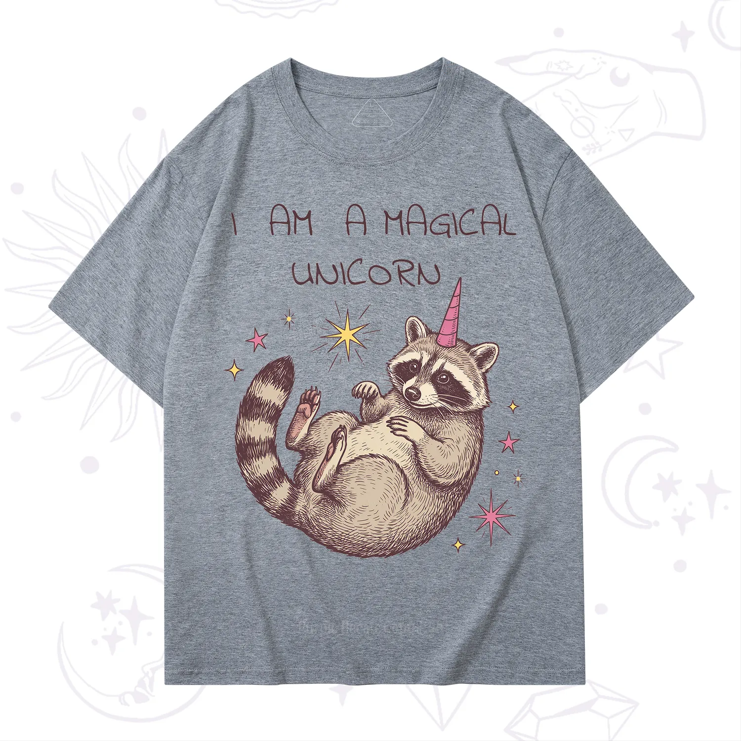 Purplehecate I Am A Magical Unicorn Raccoon T-Shirt