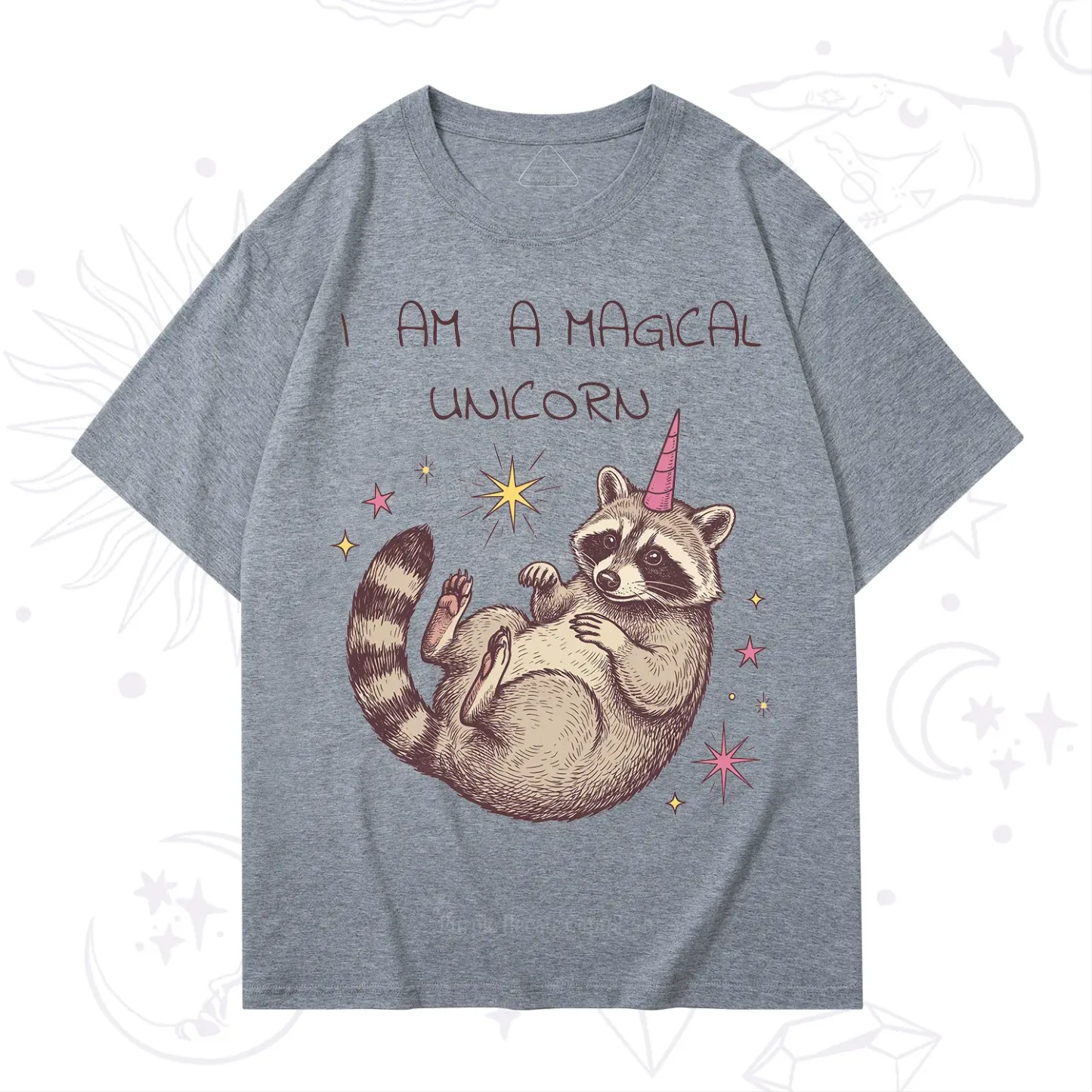 Purplehecate I Am A Magical Unicorn Raccoon T-Shirt
