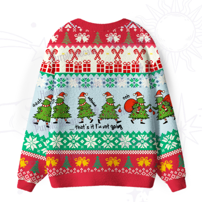 Purplehecate That's It I’m Not Going Christmas Ugly Cardigan Sweaters