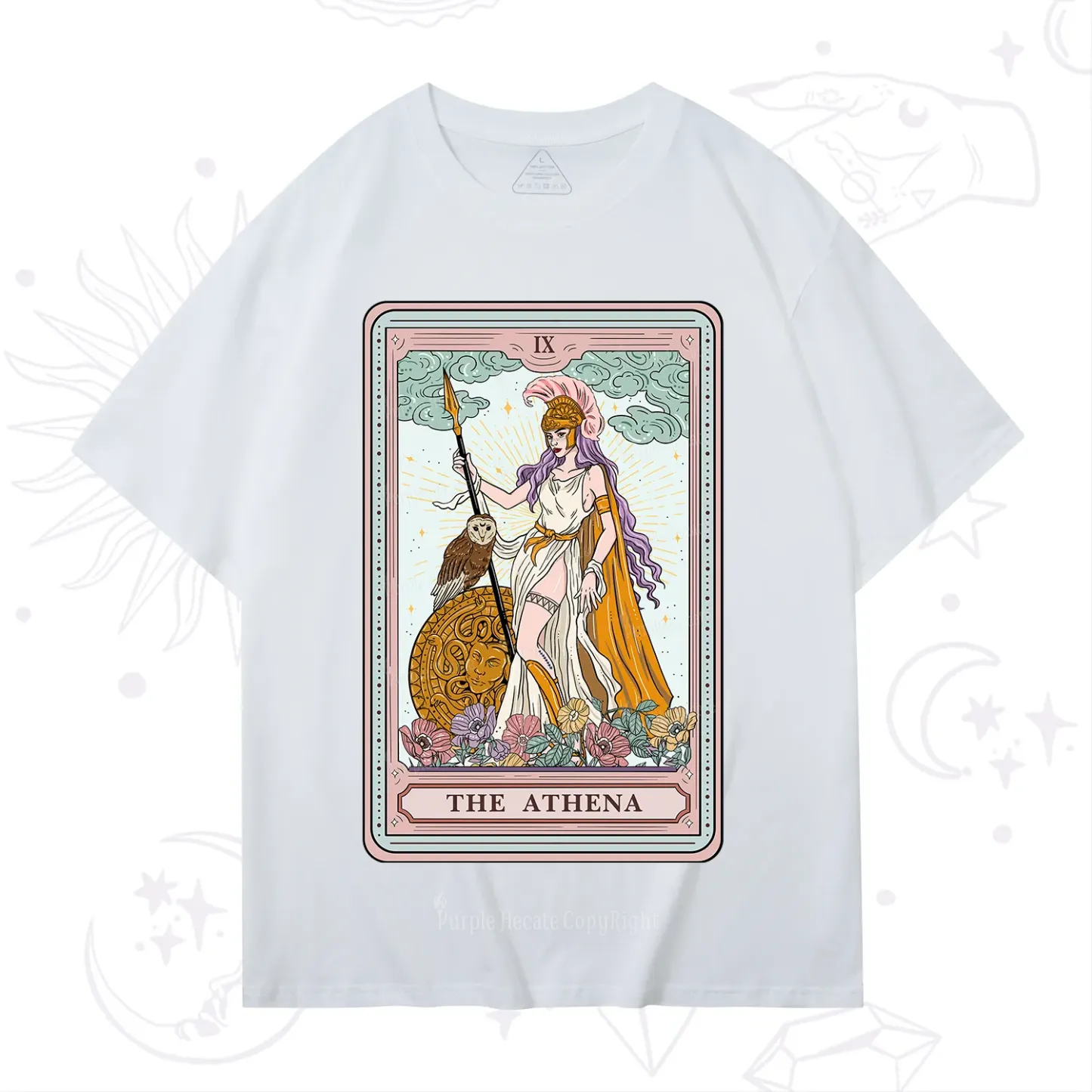 Purplehecate The Athena Tarot T-Shirt
