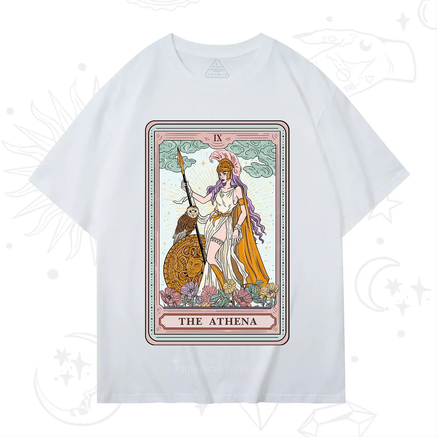 Purplehecate The Athena Tarot T-Shirt
