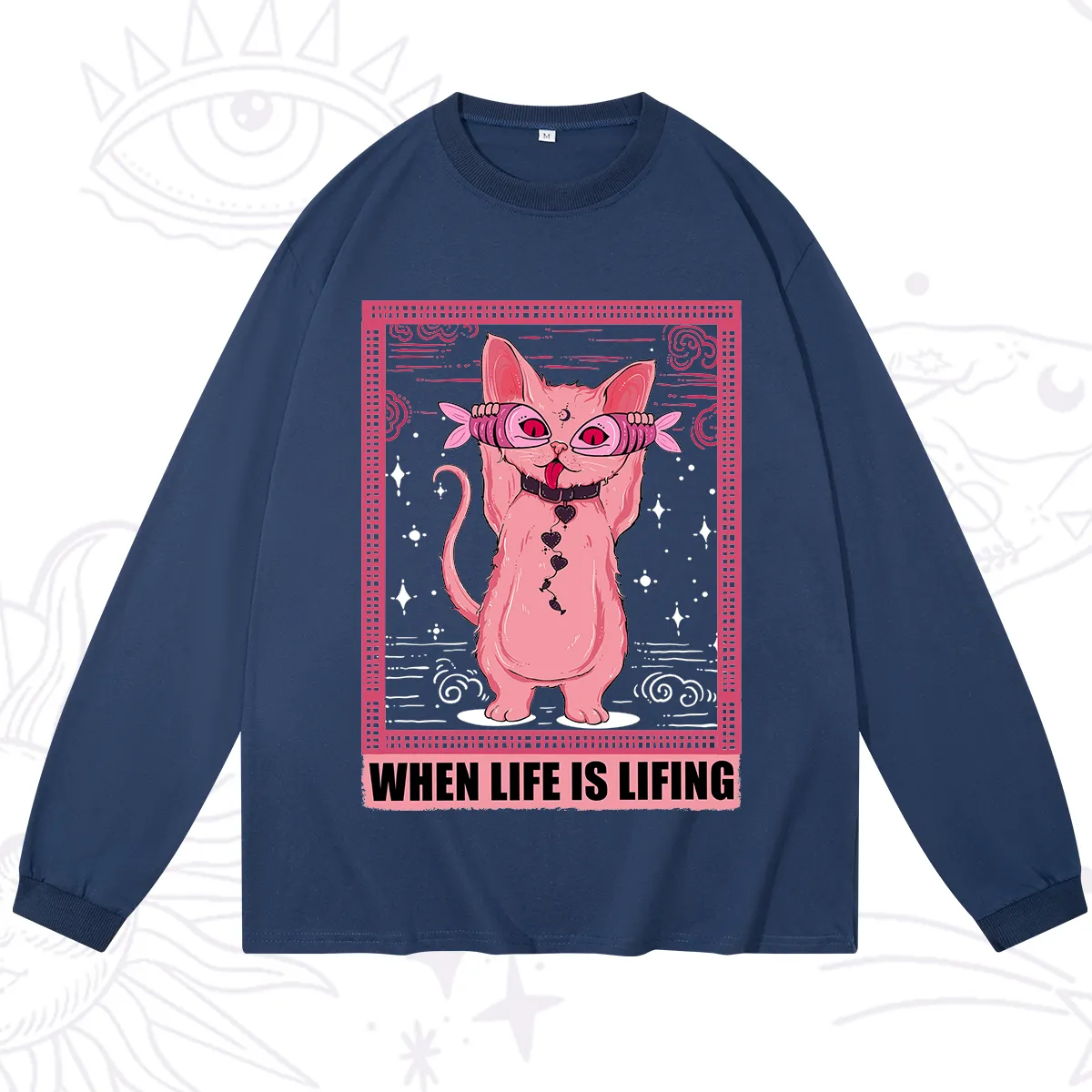 Purplehecate When Life Is Lifting Long Sleeve T-Shirt