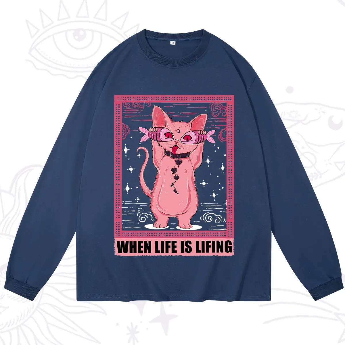 Purplehecate When Life Is Lifting Long Sleeve T-Shirt