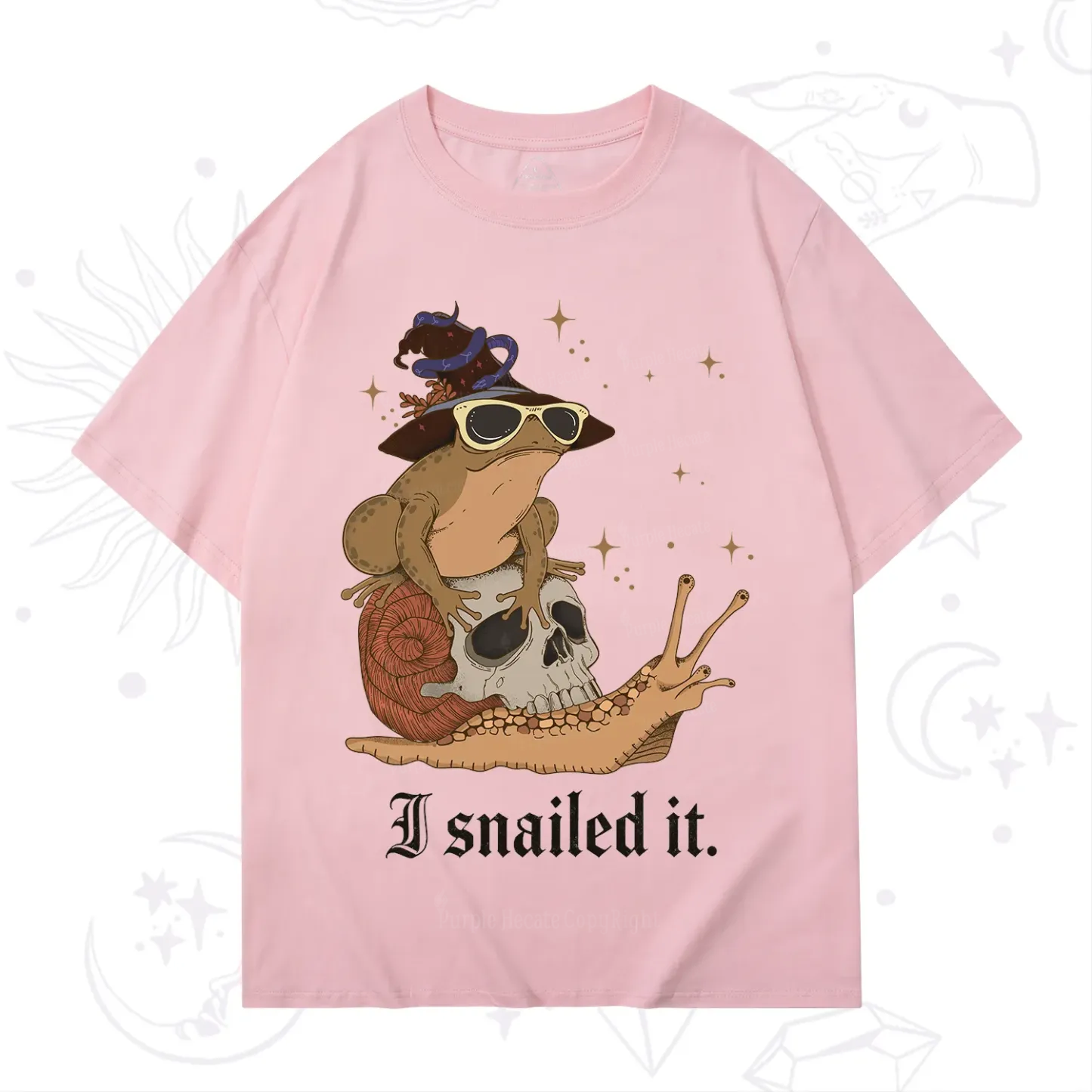 Purplehecate I Snailed It T-Shirt