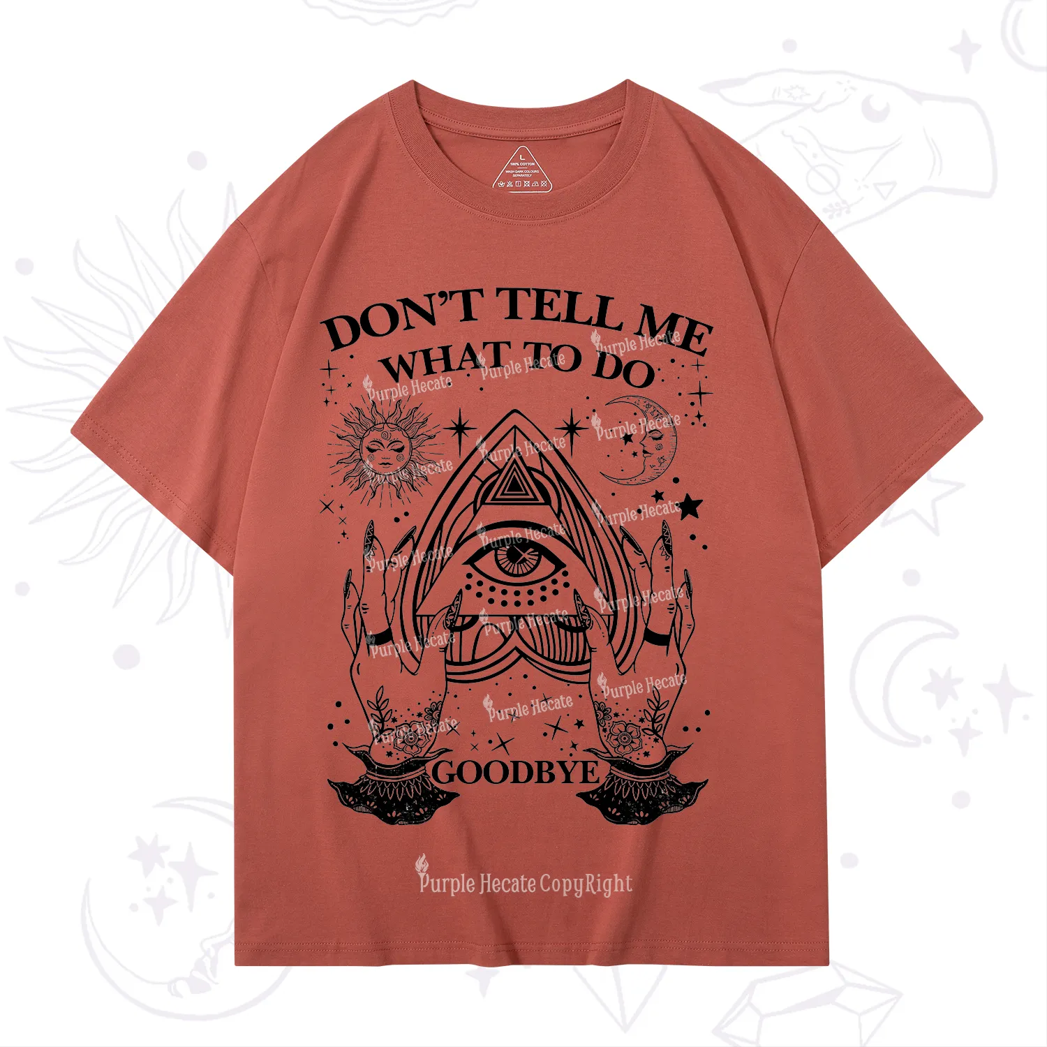 Purplehecate Don't Tell Me What To Do Witch Planchette Eye T-Shirt