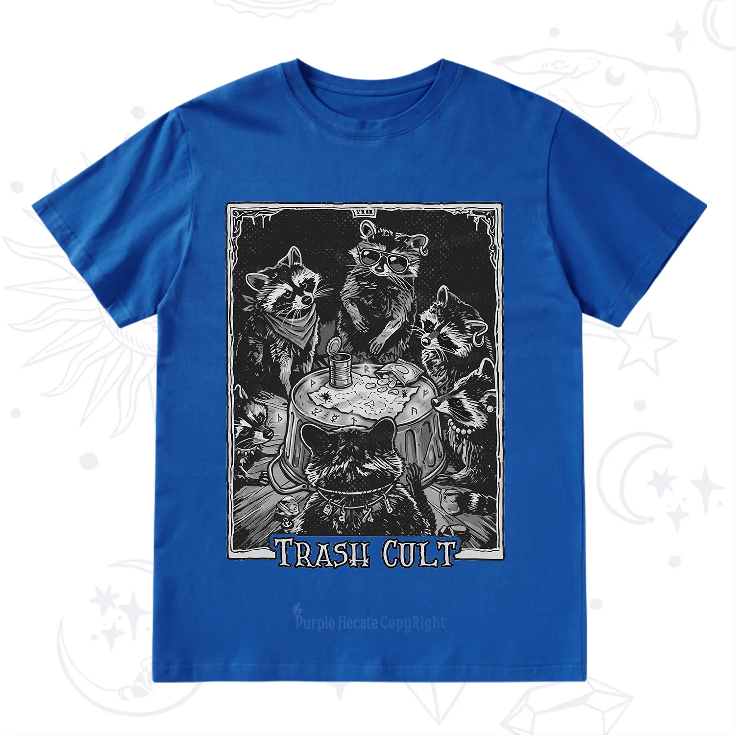 Purplehecate Trash Cult Raccoon T-Shirt