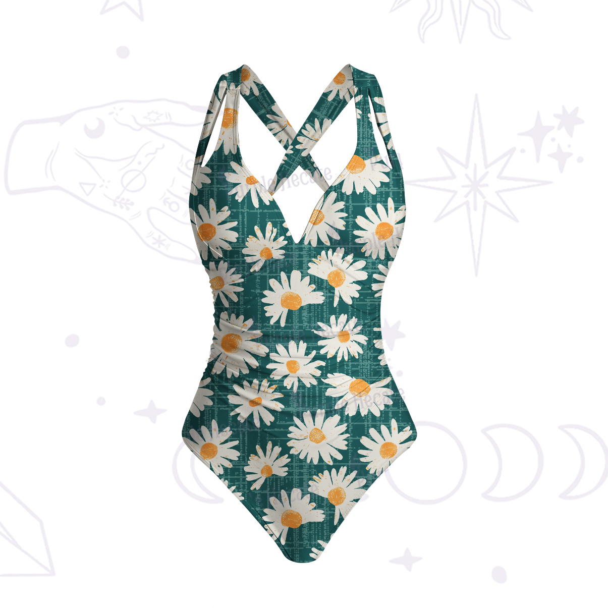 Purplehecate Daisy Daydream One-Piece Swimsuit