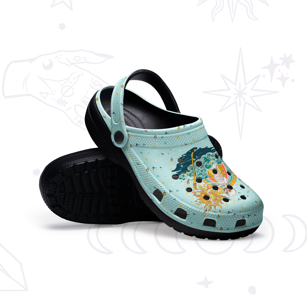 Purplehecate The Audacity Tarot Card Rubber Clogs