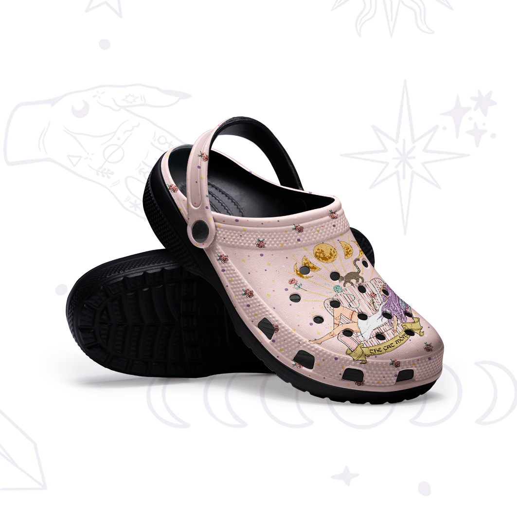 Purplehecate The Dog Mom Tarot Rubber Clogs