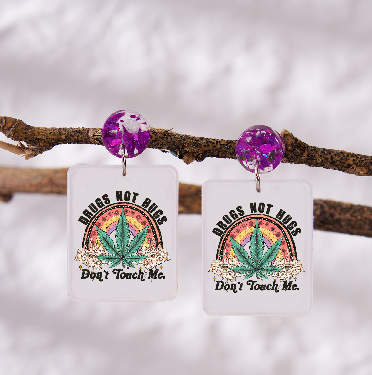 [Copy]Purplehecate Celestial Cat Acrylic Earrings