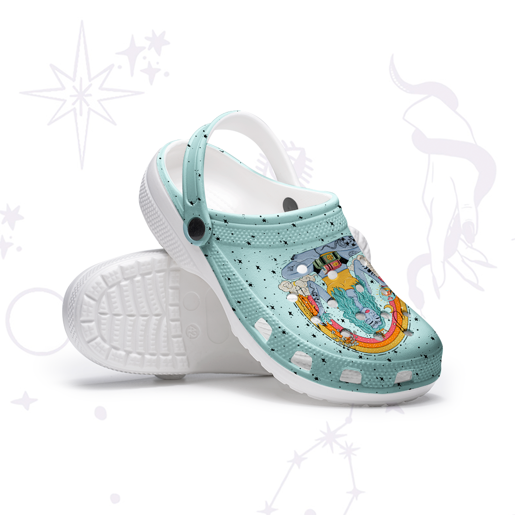 Purplehecate I'm The Queen Of All My Dreams Rubber Clogs