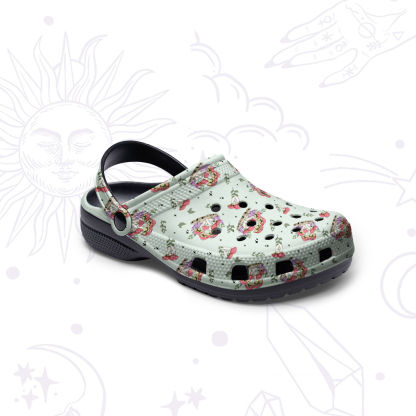 Purplehecate Fantasy Mushroom Rubber Clogs