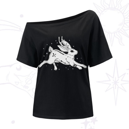 Purplehecate Starwitch Familiar One-Shoulder T-Shirt