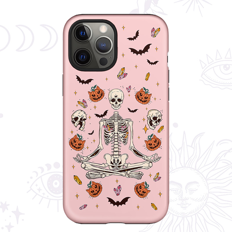 Purplehecate Funny Skeleton Halloween Phone Case