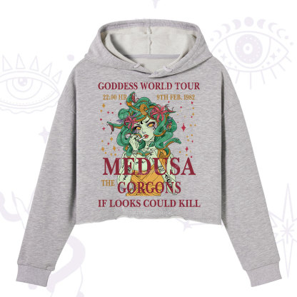 Purplehecate Medusa The Gorgons Crop Hoodie