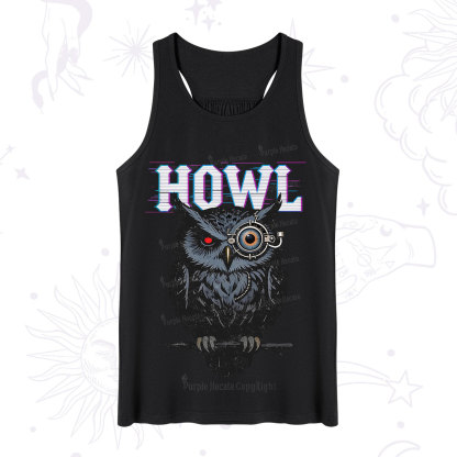Purplehecate Howl Owl Tank