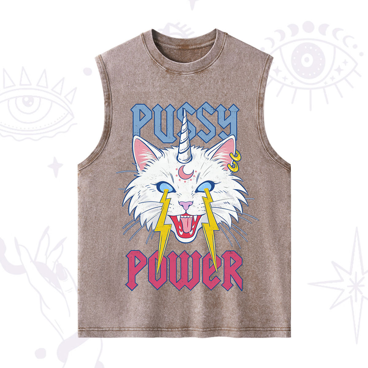 Purplehecate Pussy Power Washed Tank