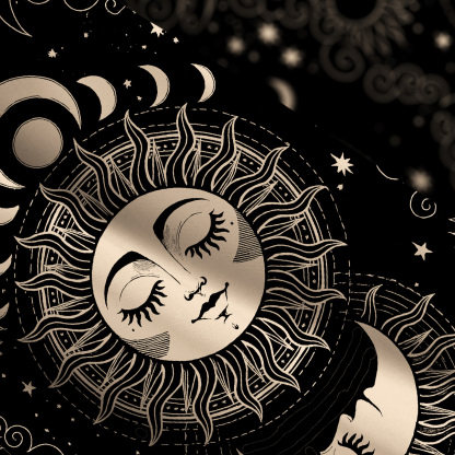 Purplehecate Lunar Eclipse Wide Straps Maxi Dress