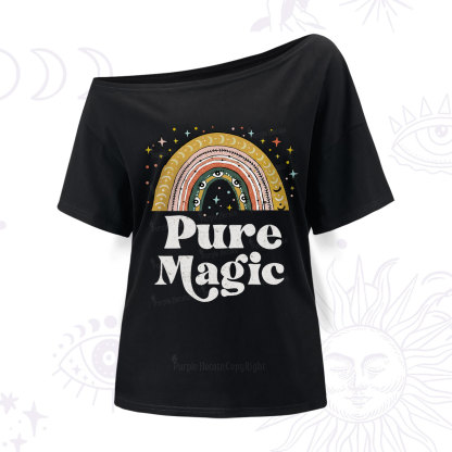 Purplehecate Pure Magic One Shoulder T-Shirt
