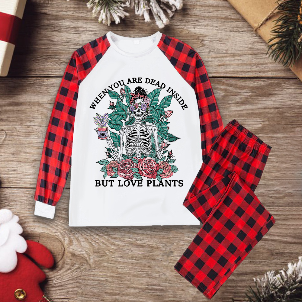 Purplehecate When You Dead Inside Christmas Pajamas