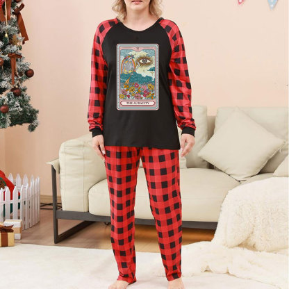 Purplehecate The Audacity Tarot Christmas Pajamas