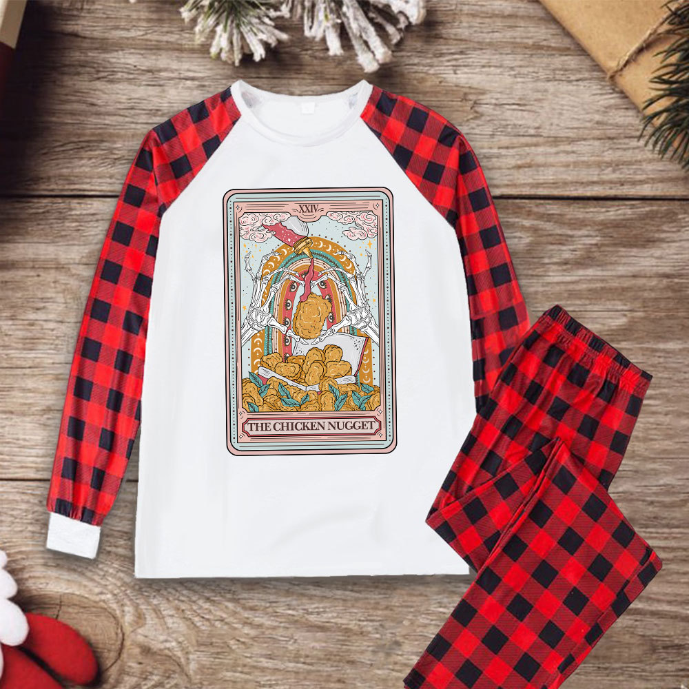 Purplehecate The Chicken Nugget Tarot Christmas Pajamas