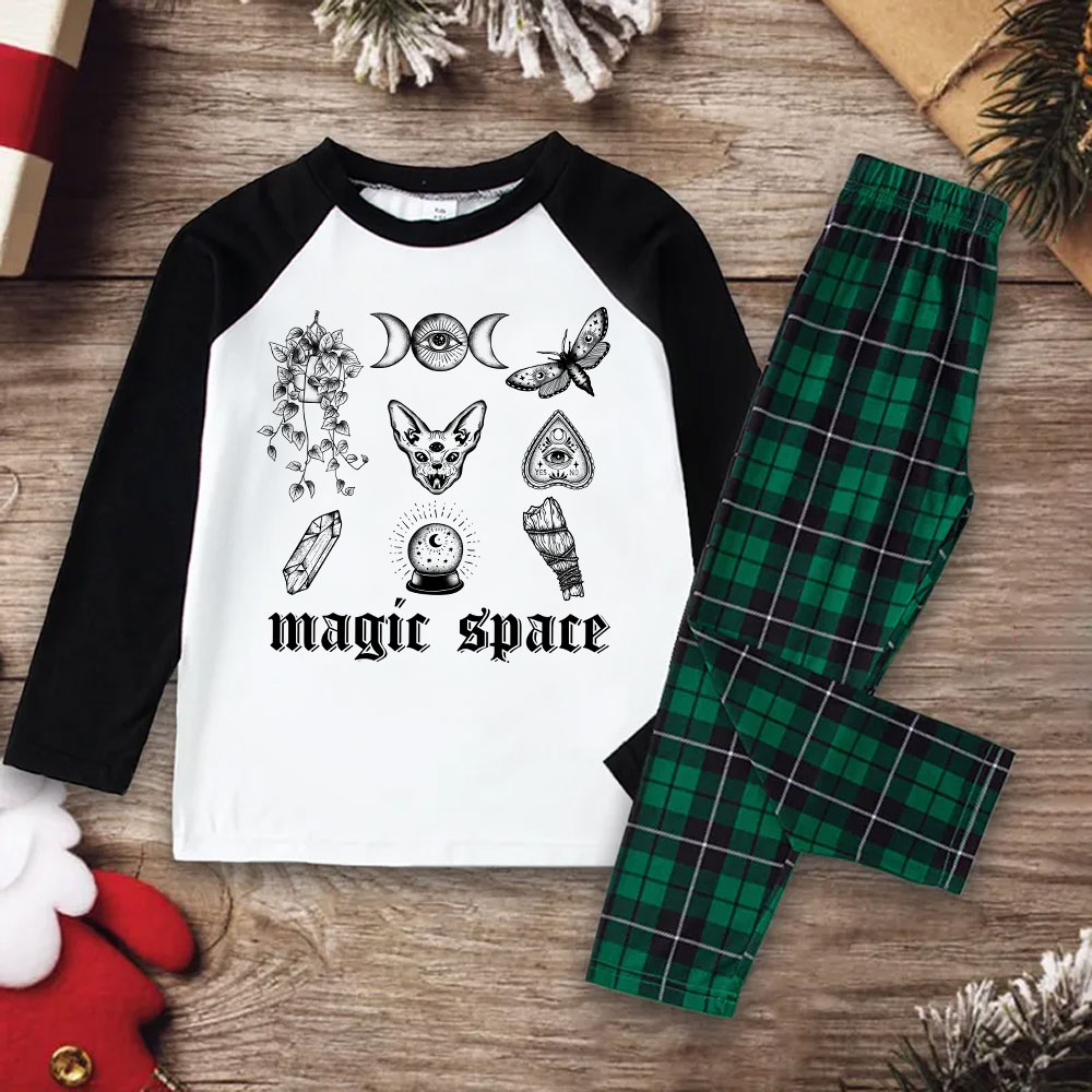 Purplehecate Magic Space Christmas Pajamas